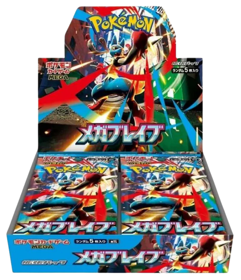 Pokémon TCG: Mega Brave Display (Japanese Booster Box | 30 Packs)